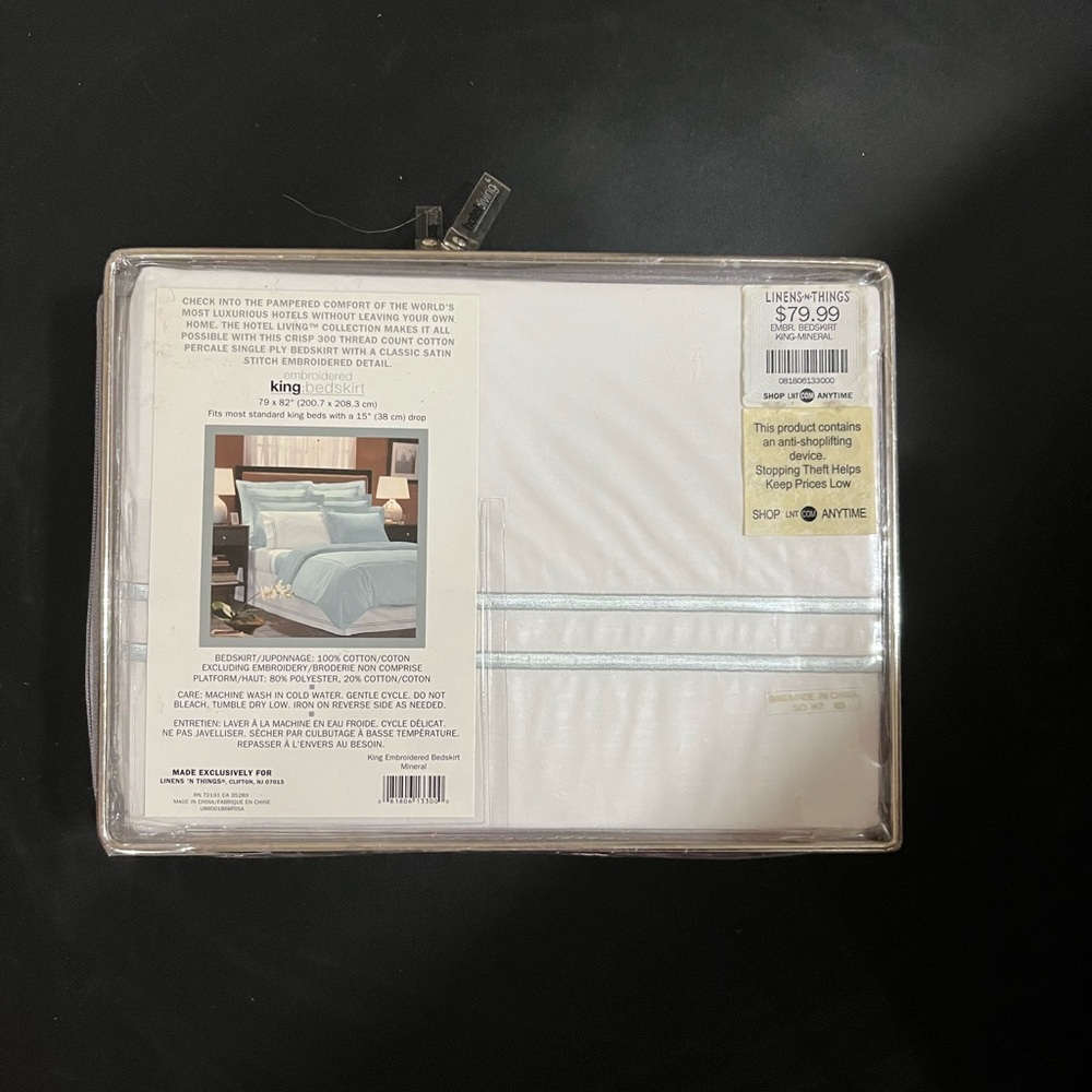 NWT Hotel living five star luxury at home King bed skirt - Picture 3 of 4